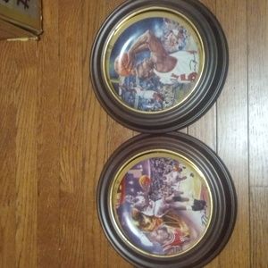 Michael Jordan,The limited edition framed Plates.